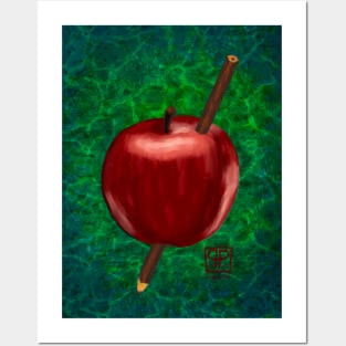 Apple Pencil applepen Posters and Art